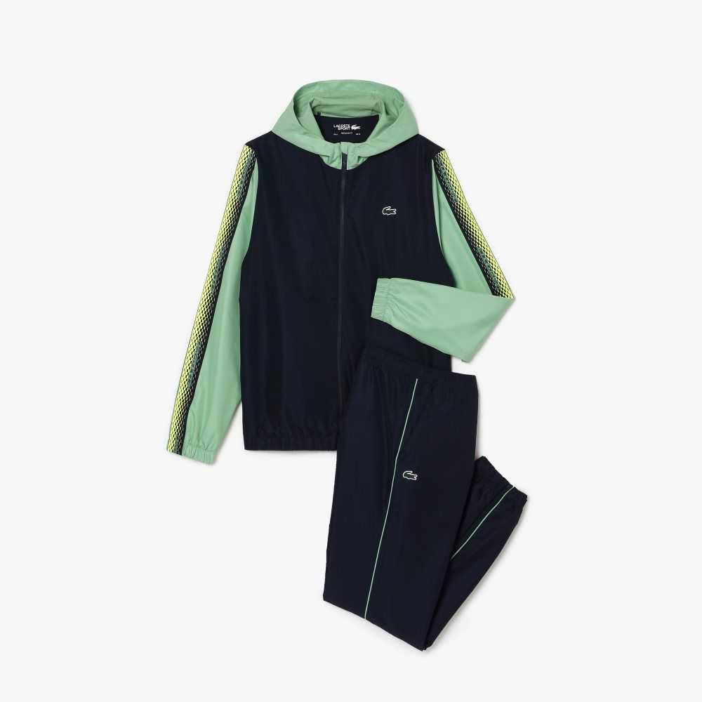 Lacoste Tennis Regular Fit Jogger Set Marinblå Blå Gröna Marinblå Blå Gröna | JBPDF-2081