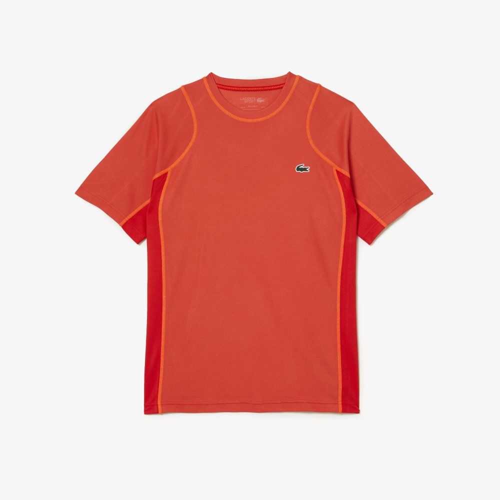 Lacoste Tennis in Tear Resistant Pique Orange Röda Orange | GQSFD-1702