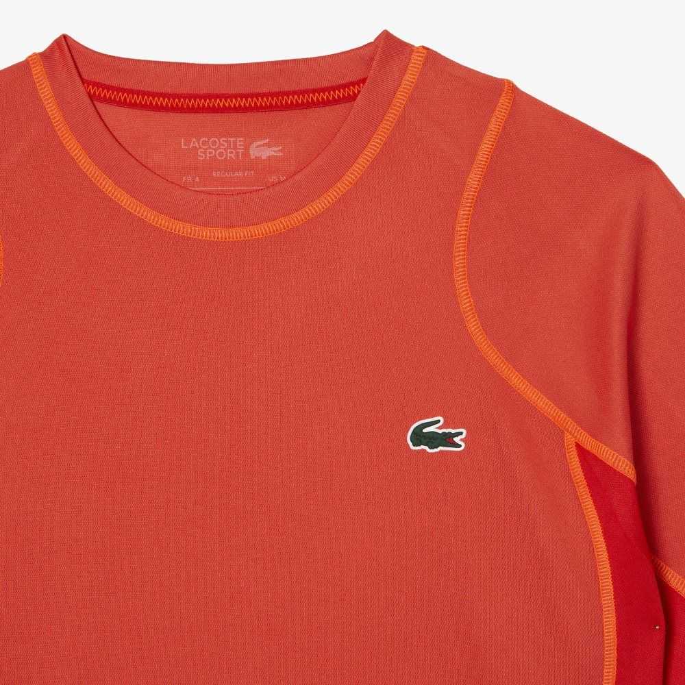 Lacoste Tennis in Tear Resistant Pique Orange Röda Orange | GQSFD-1702