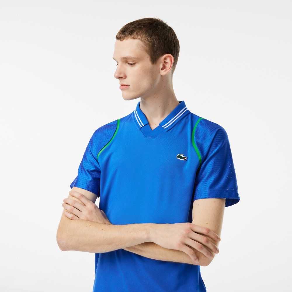 Lacoste Tennis x Daniil Medvedev Blå | CZVPO-1950