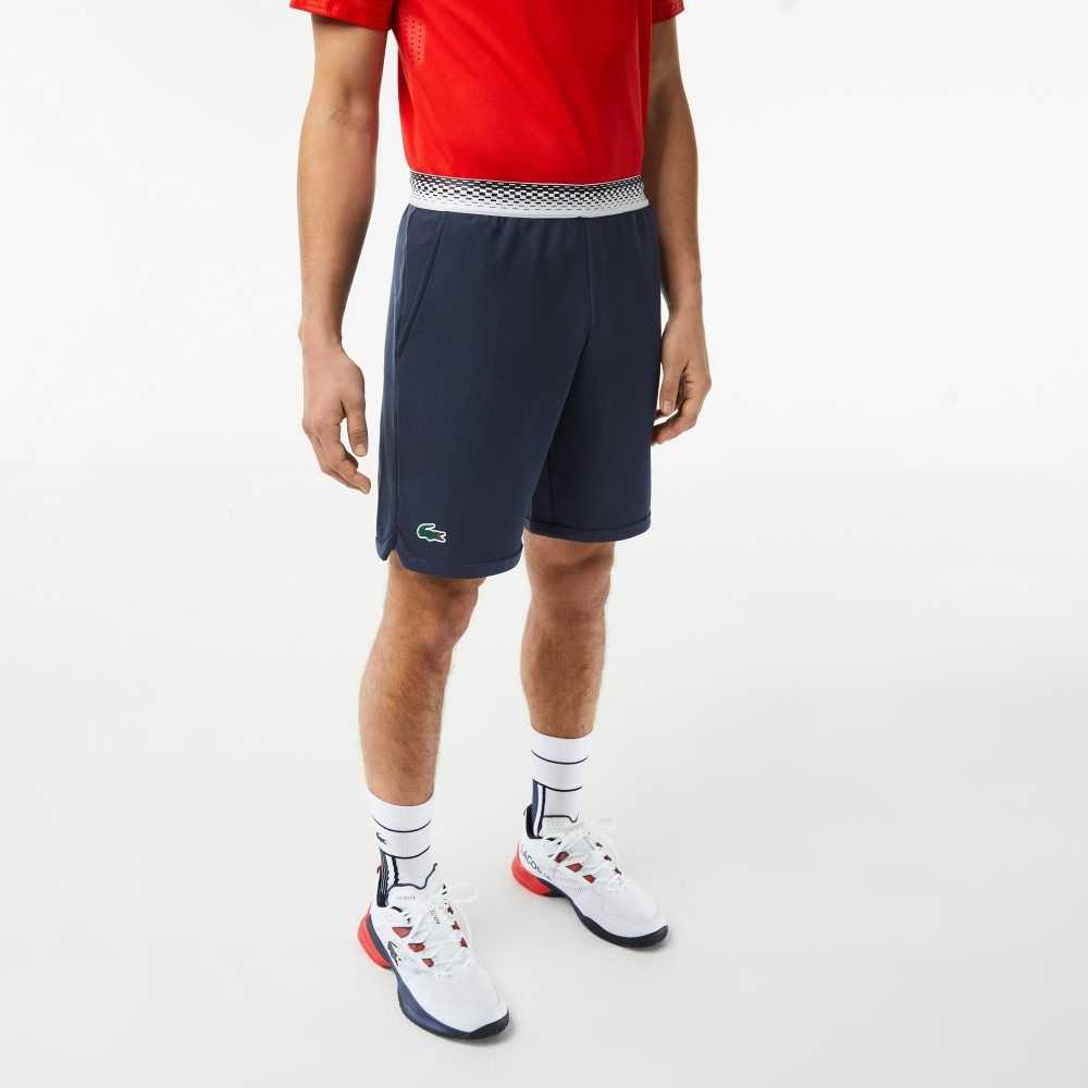 Lacoste Tennis x Daniil Medvedev Mesh Blå | MJVYW-2143