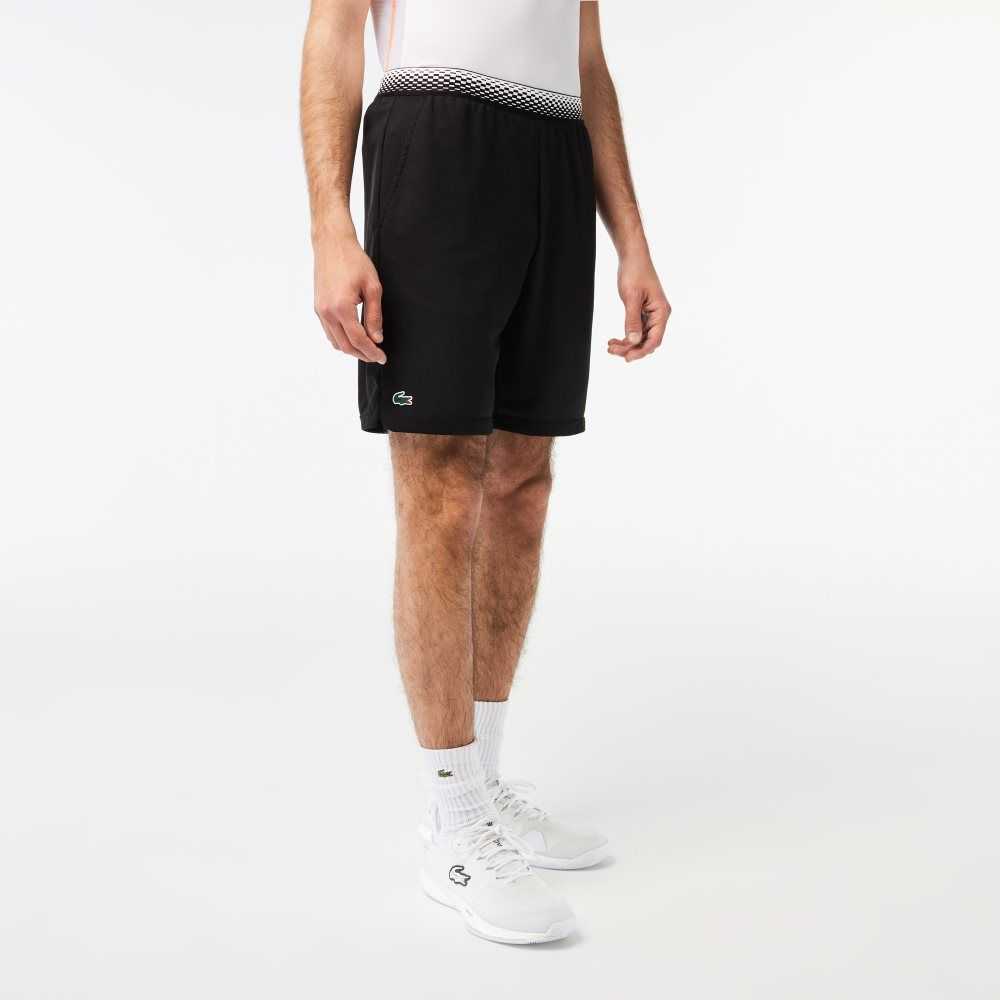 Lacoste Tennis x Daniil Medvedev Mesh Svarta | TPIDG-8947