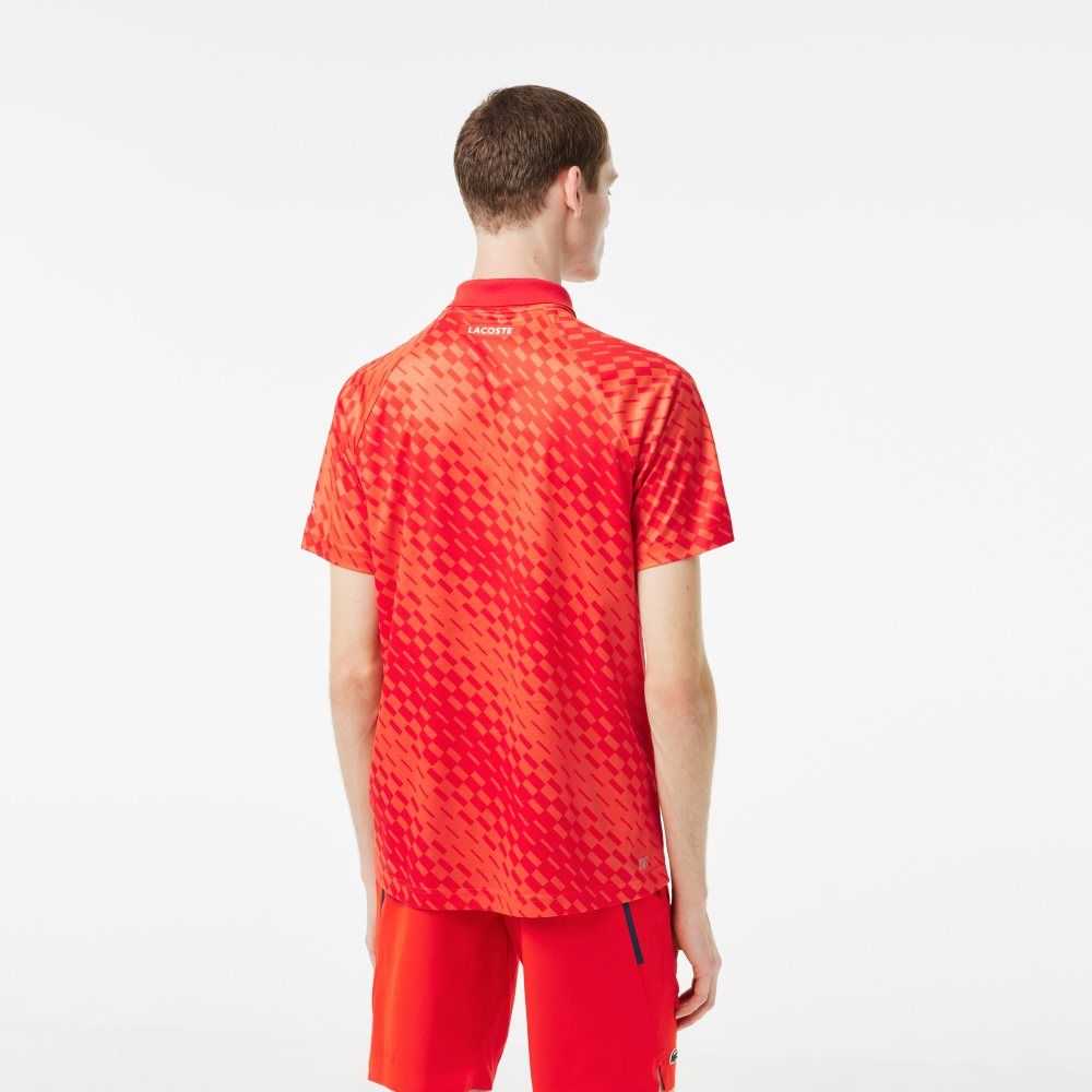 Lacoste Tennis x Novak Djokovic Fan Version Röda Orange | ETPCO-3910