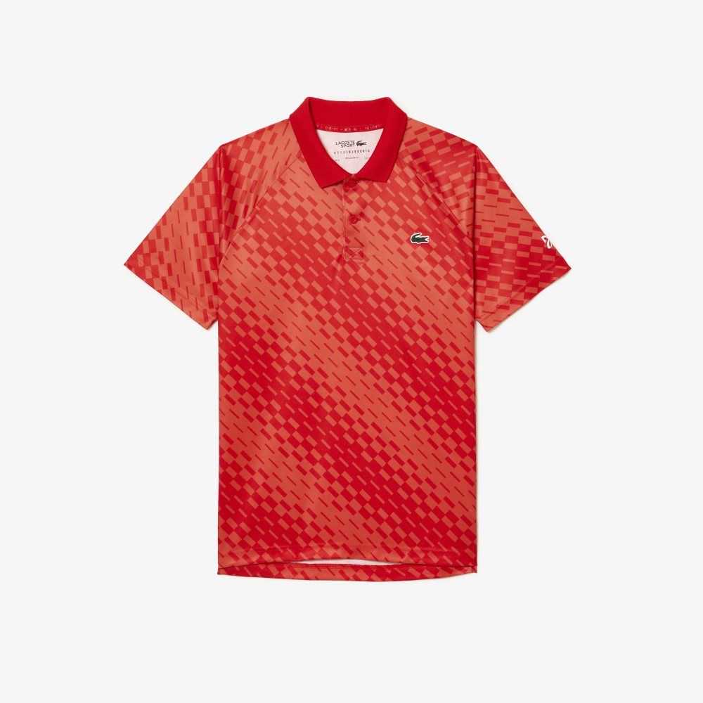 Lacoste Tennis x Novak Djokovic Fan Version Röda Orange | ETPCO-3910