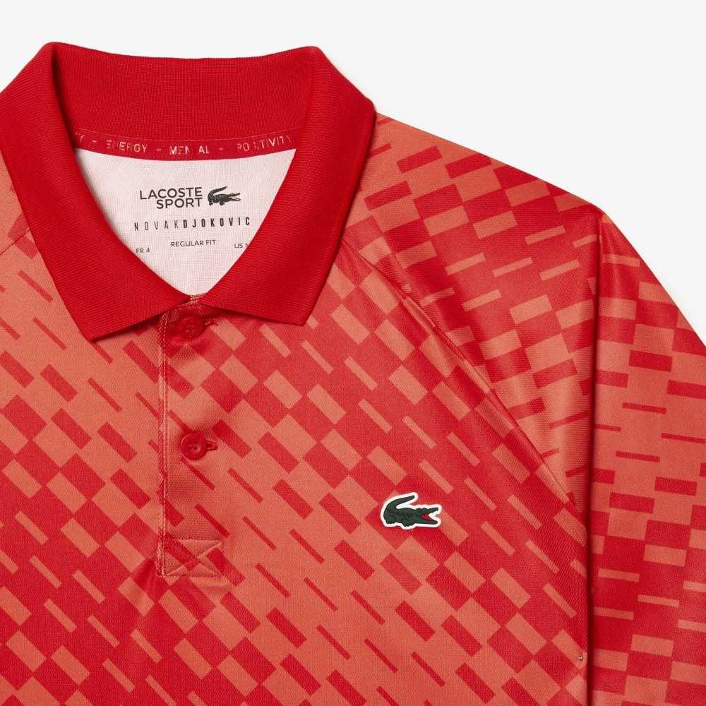 Lacoste Tennis x Novak Djokovic Fan Version Röda Orange | ETPCO-3910