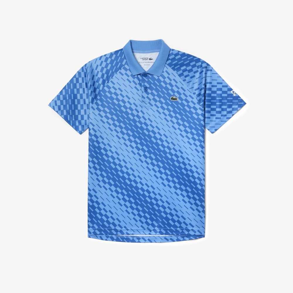 Lacoste Tennis x Novak Djokovic Fan Version Blå | QRYUJ-3851