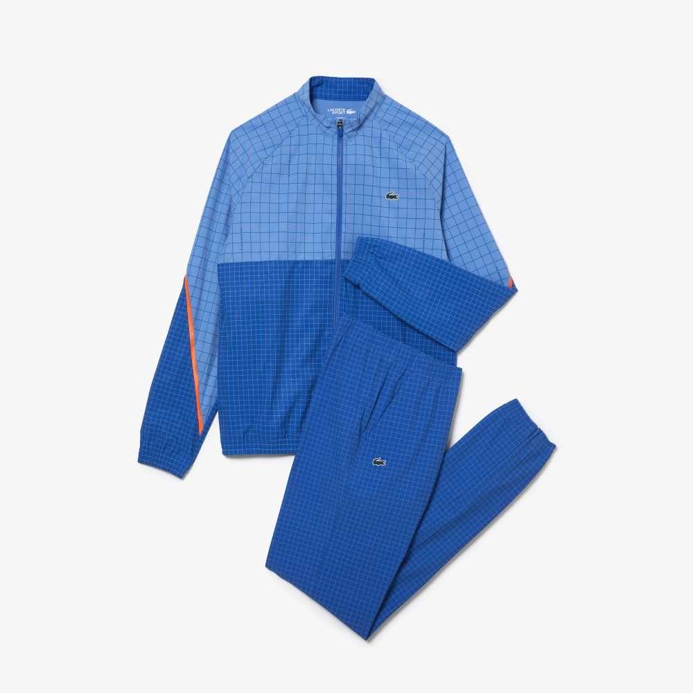 Lacoste Tennis x Novak Djokovic Jogger Set Blå | RZJUK-7520