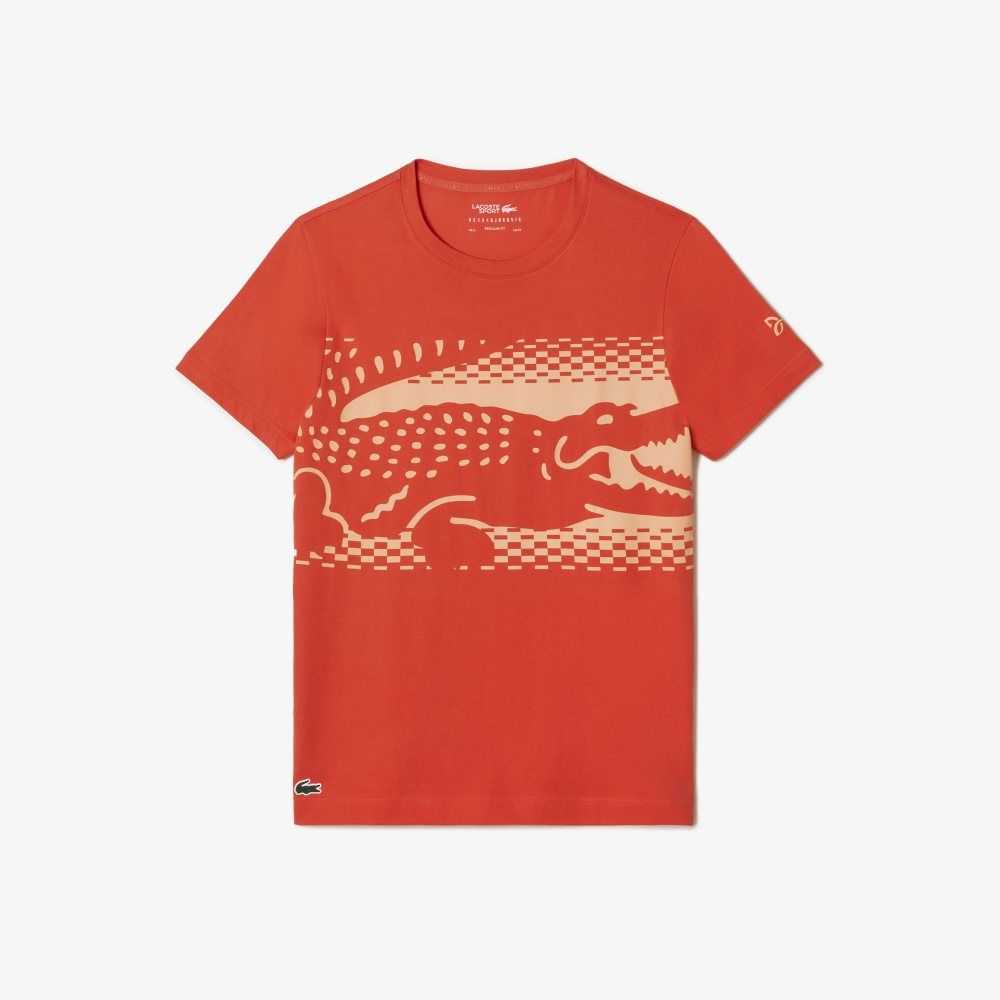 Lacoste Tennis x Novak Djokovic Orange | KJZRO-8690