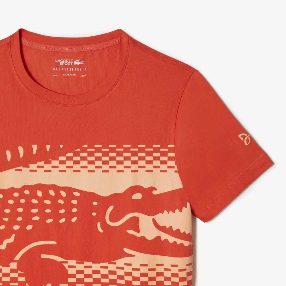 Lacoste Tennis x Novak Djokovic Orange | KJZRO-8690