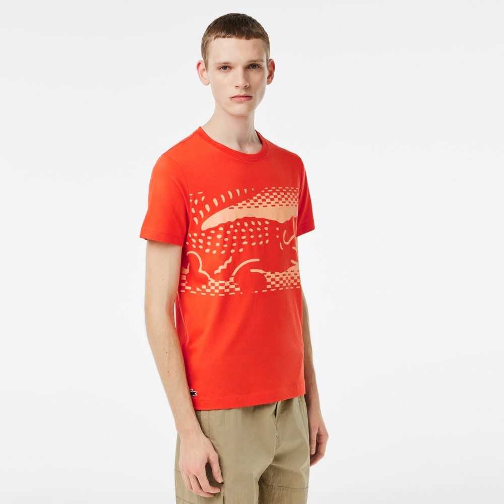 Lacoste Tennis x Novak Djokovic Orange | KJZRO-8690