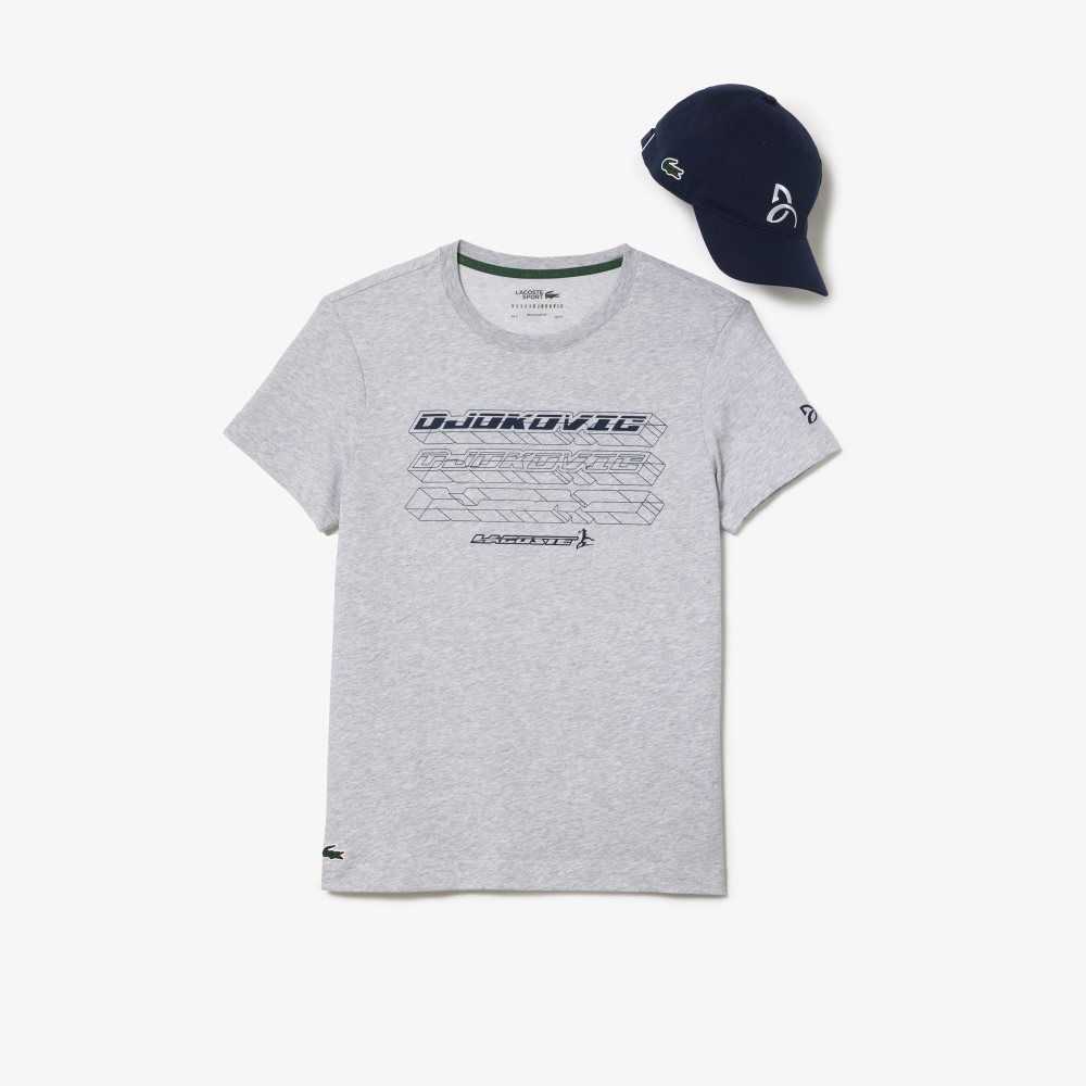 Lacoste Tennis x Novak Djokovic Regular Fit and Cap Pack Grå | QLTUM-1954