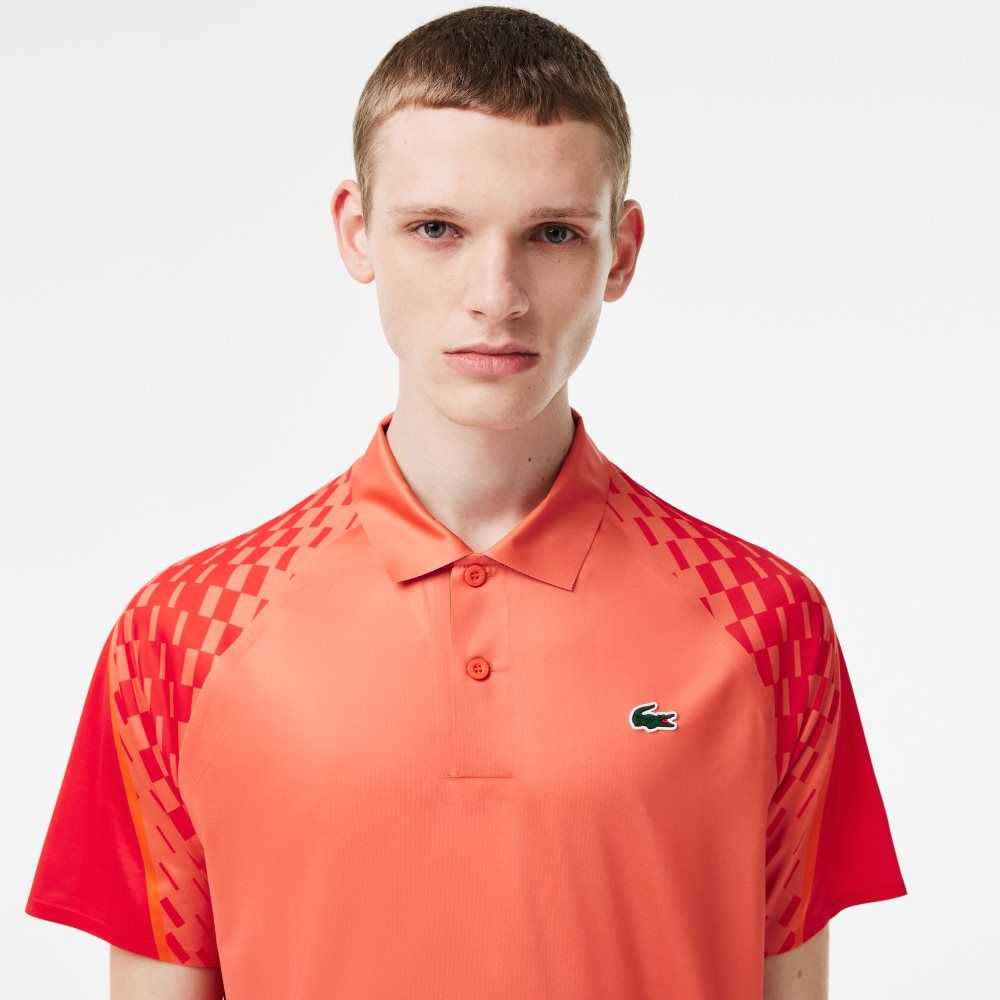 Lacoste Tennis x Novak Djokovic Tricolor Orange Röda Orange | GBNCP-6192