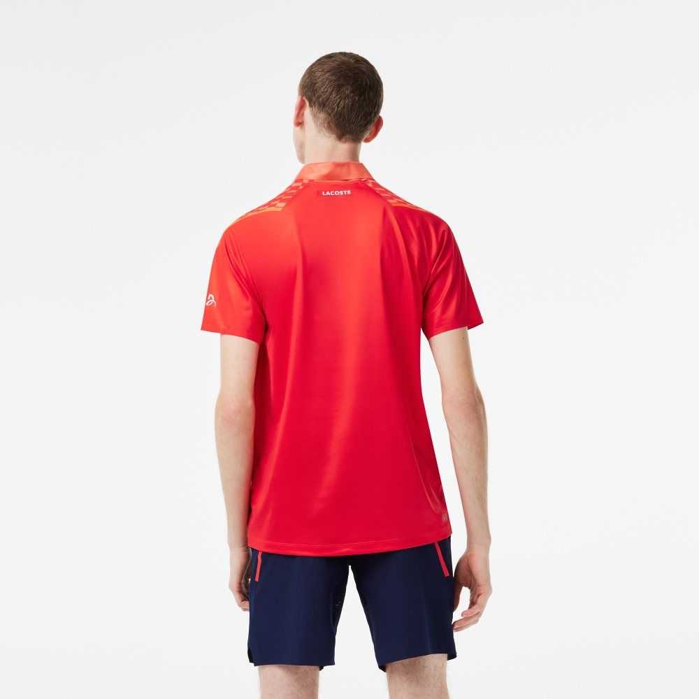 Lacoste Tennis x Novak Djokovic Tricolor Orange Röda Orange | GBNCP-6192