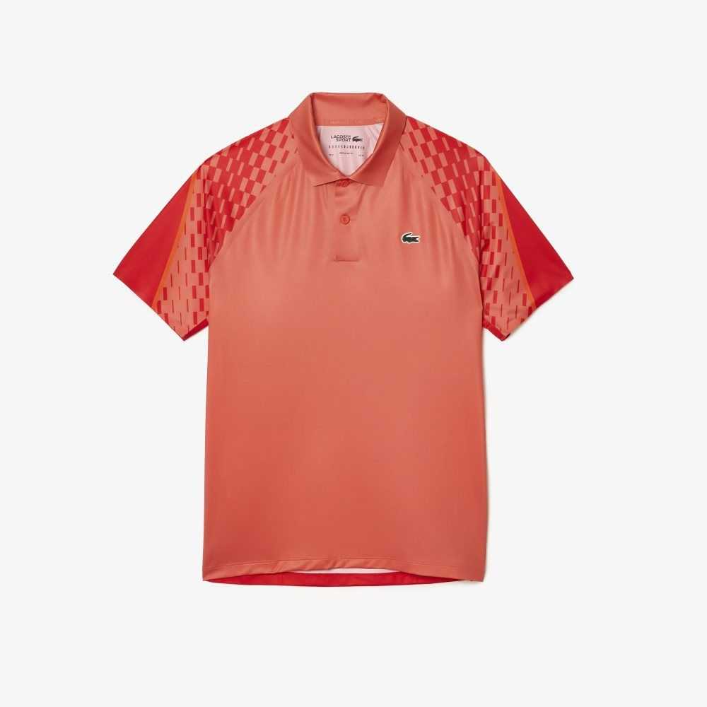 Lacoste Tennis x Novak Djokovic Tricolor Orange Röda Orange | GBNCP-6192