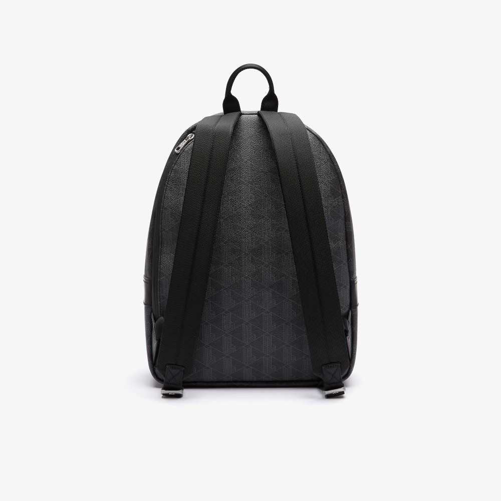 Lacoste The Blend Monogram Canvas Backpack Olika Färger | BPLGQ-5867