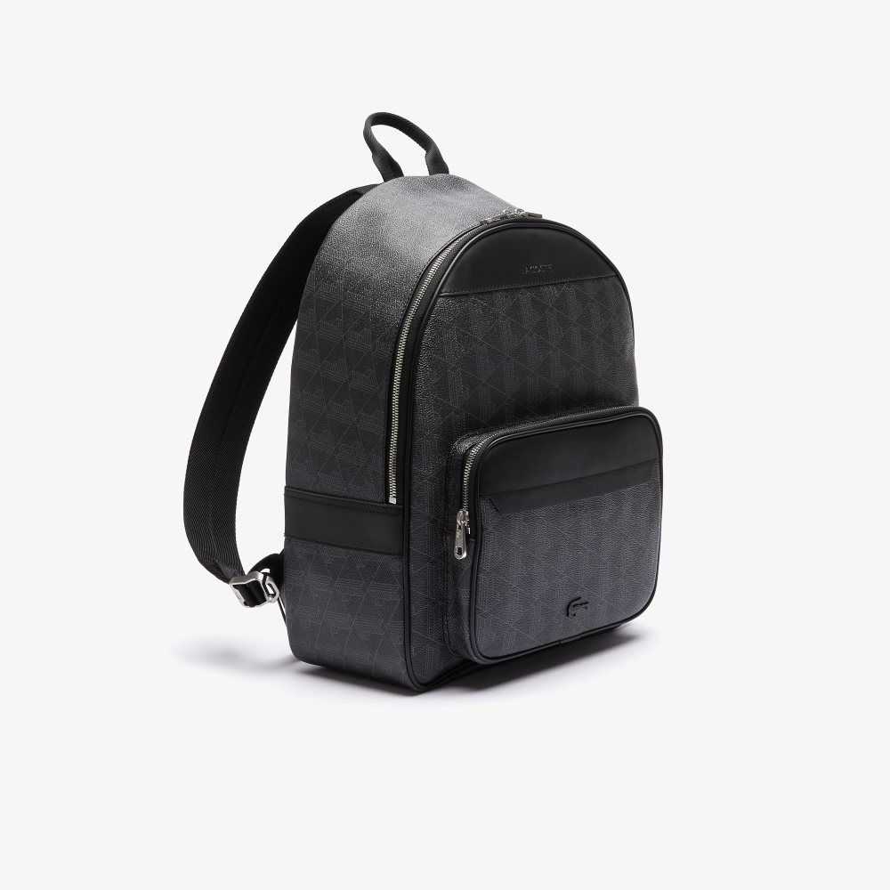 Lacoste The Blend Monogram Canvas Backpack Olika Färger | BPLGQ-5867