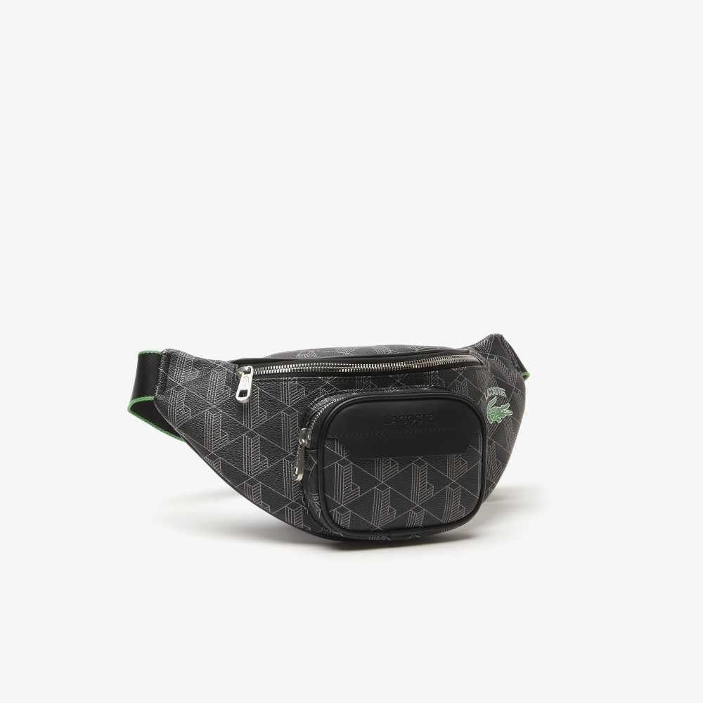 Lacoste The Blend Monogram Print Belt Olika Färger | YWVFP-1654