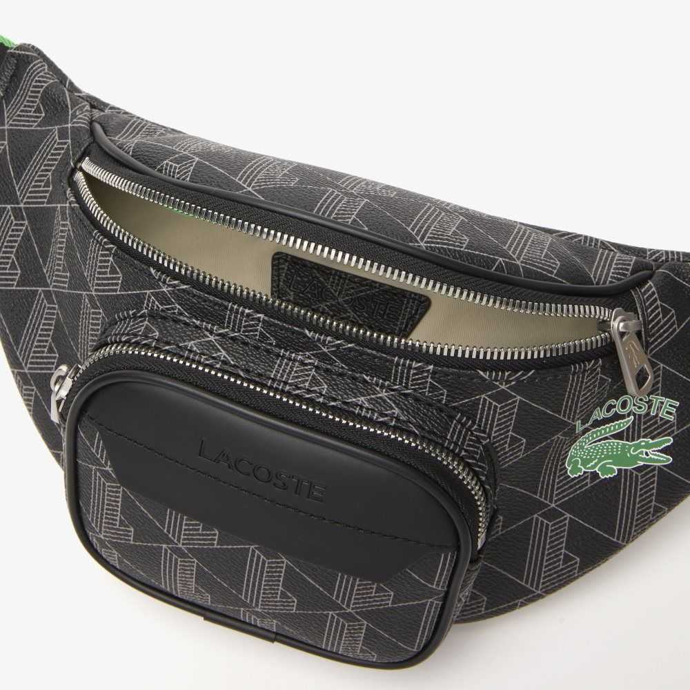 Lacoste The Blend Monogram Print Belt Olika Färger | YWVFP-1654