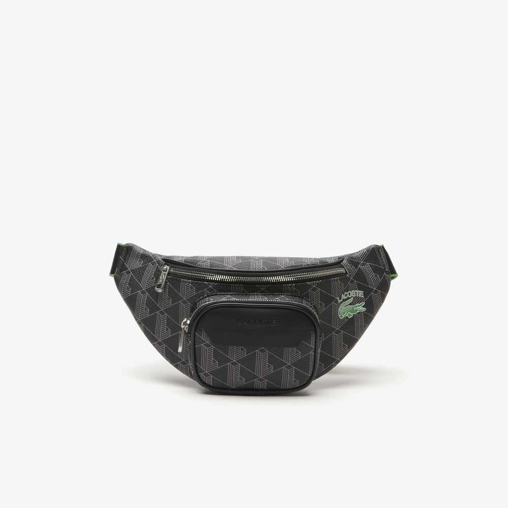 Lacoste The Blend Monogram Print Belt Olika Färger | YWVFP-1654