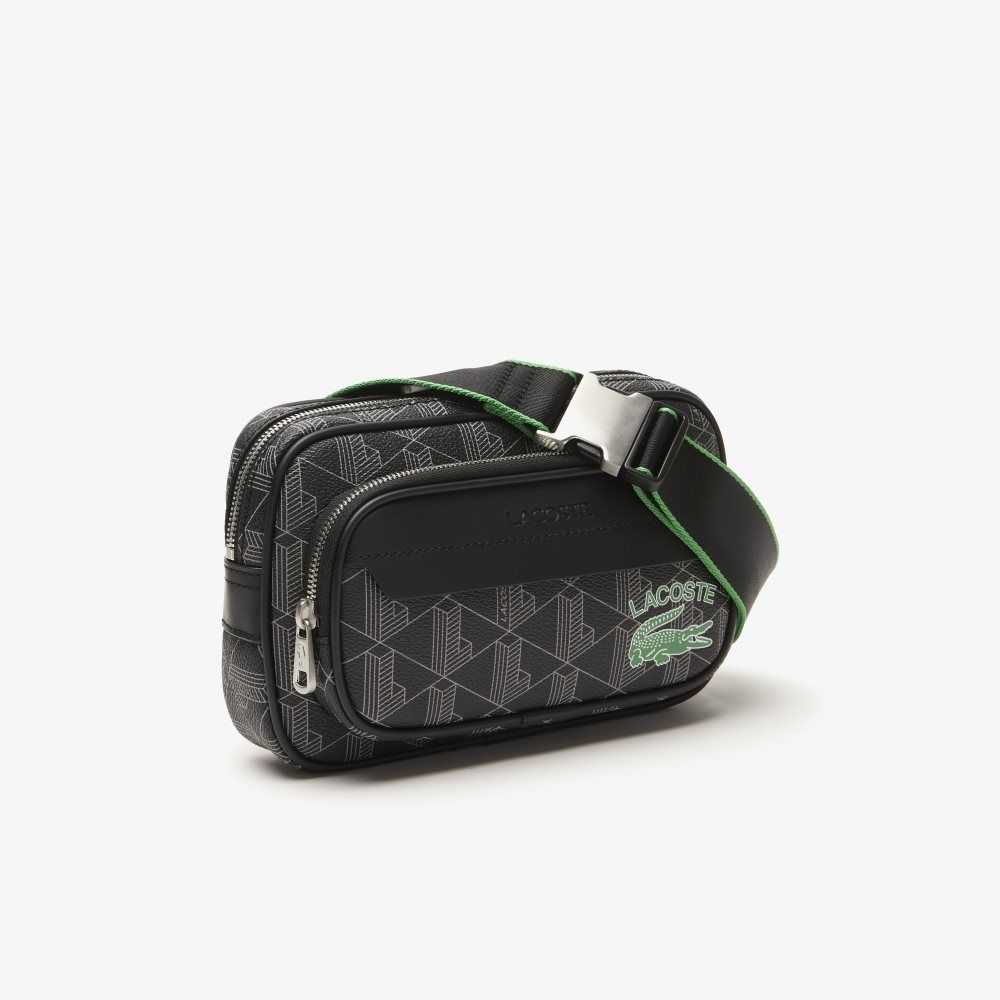 Lacoste The Blend Monogram Print Crossbody: Small Olika Färger | GULWD-2698