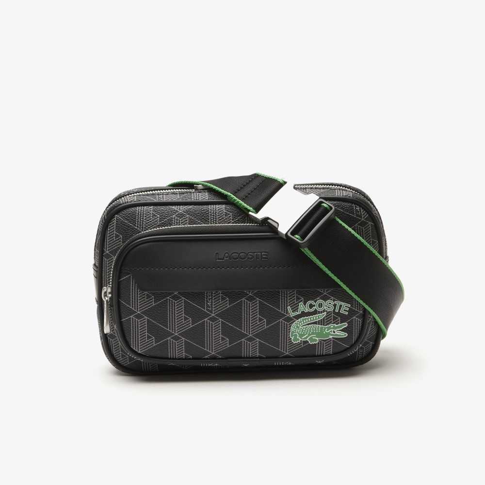 Lacoste The Blend Monogram Print Crossbody: Small Olika Färger | GULWD-2698