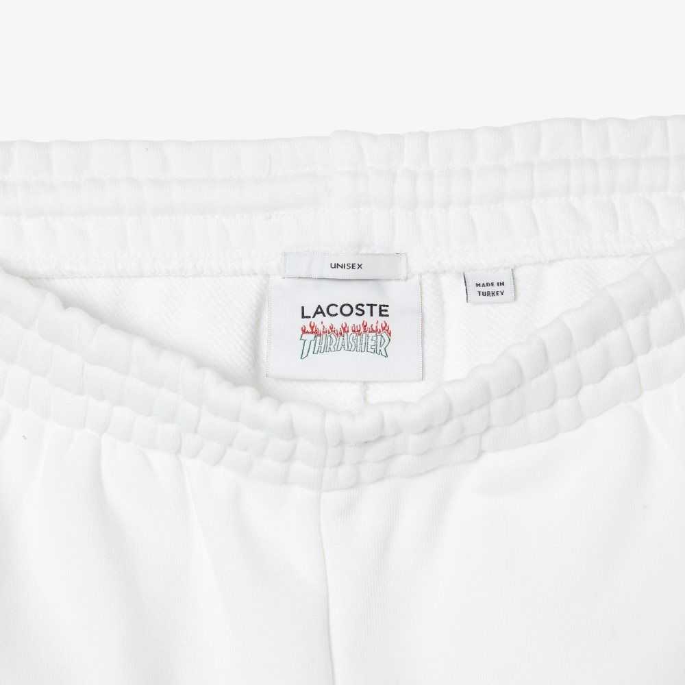 Lacoste Thrasher Unbrushed Fleece Trackpants Vita | JDNGF-2614