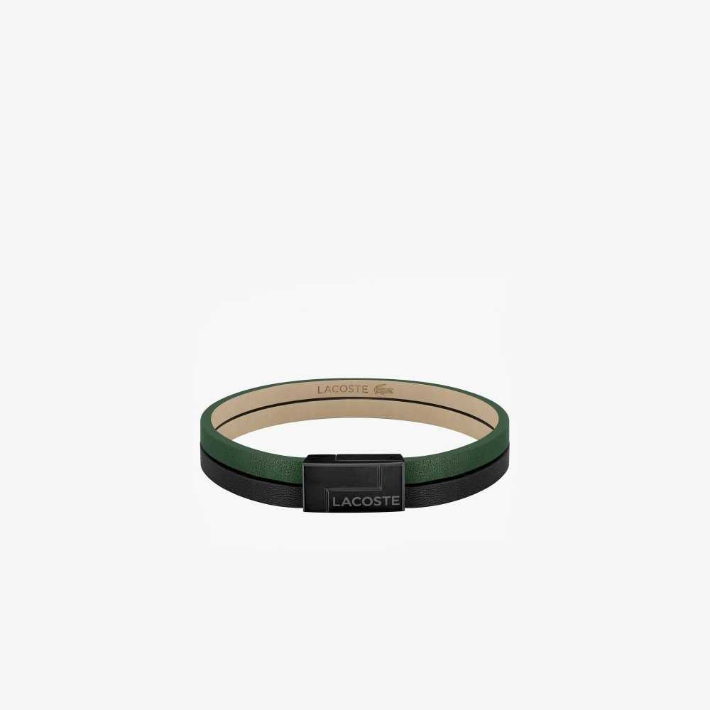 Lacoste Traveler Bracelet Gröna Svarta | SLFDW-9216