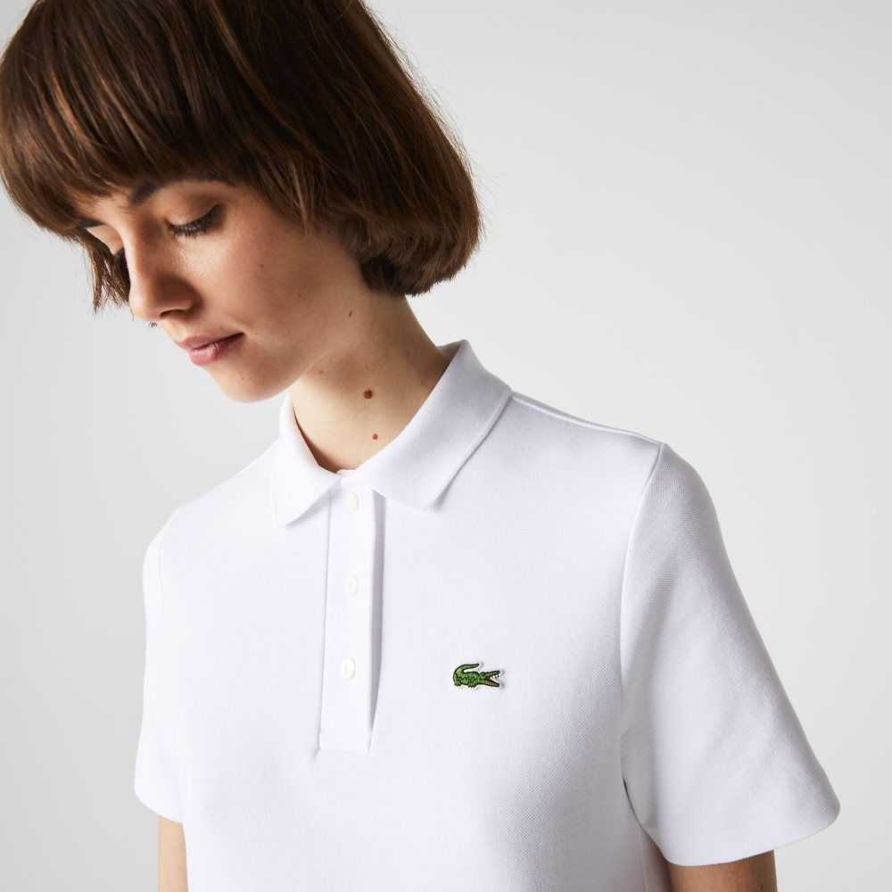 Lacoste Trumpet Sleeve Pique Polo Vita | RUIED-2103