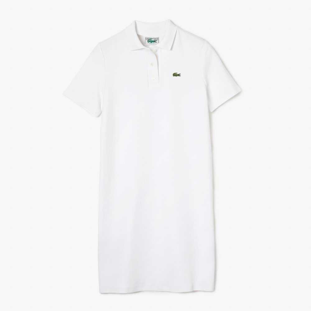 Lacoste Trumpet Sleeve Pique Polo Vita | RUIED-2103