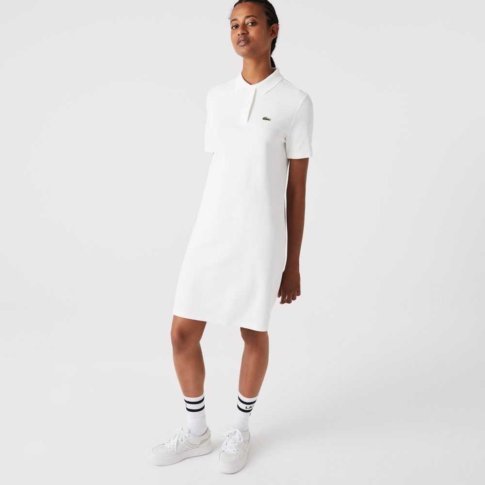 Lacoste Trumpet Sleeve Pique Polo Vita | UYMSB-7195