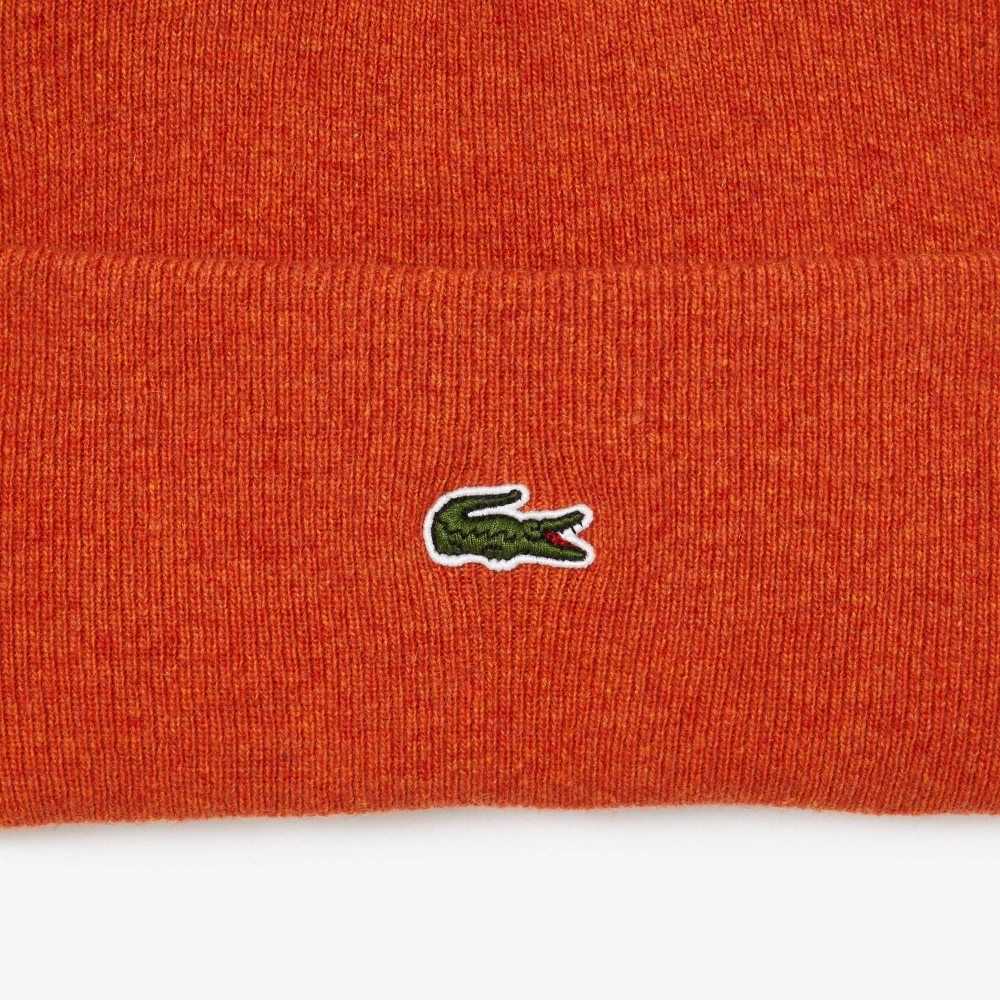 Lacoste Ull Beanie Orange | FDOZM-6413