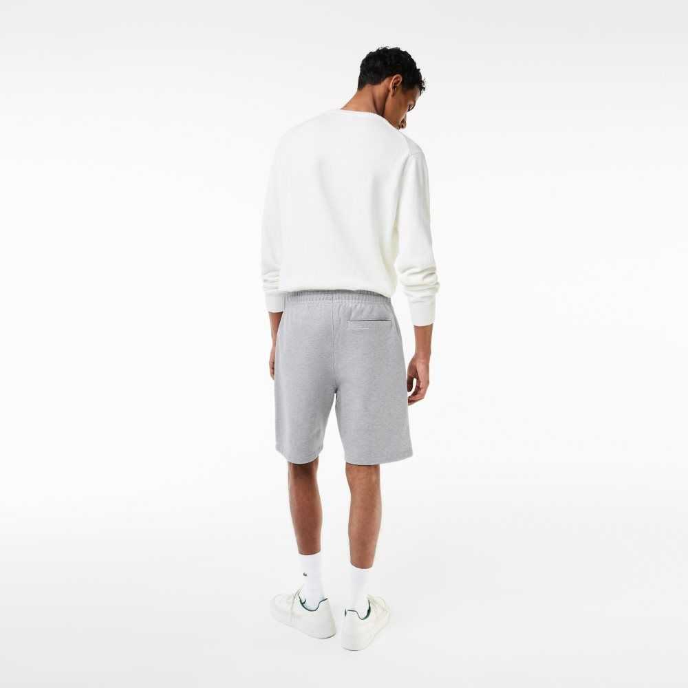 Lacoste Unbrushed Bomull Fleece Grå | ROPAE-6174