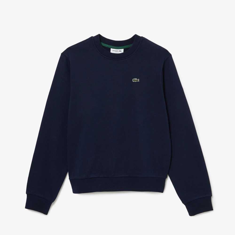 Lacoste Unbrushed Fleece Marinblå Blå | WPXTK-3178