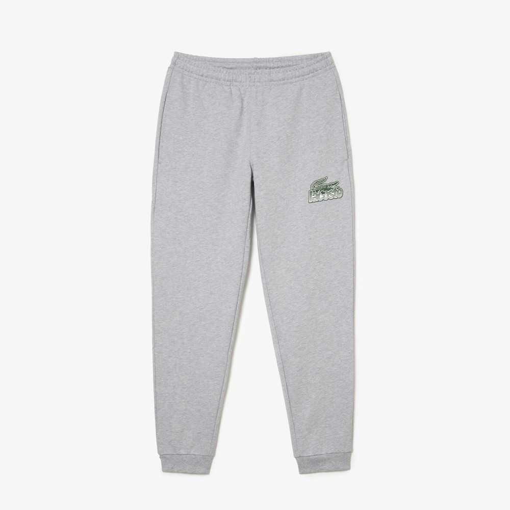 Lacoste Unbrushed Fleece Track Pants Grå | ZEGYL-1925