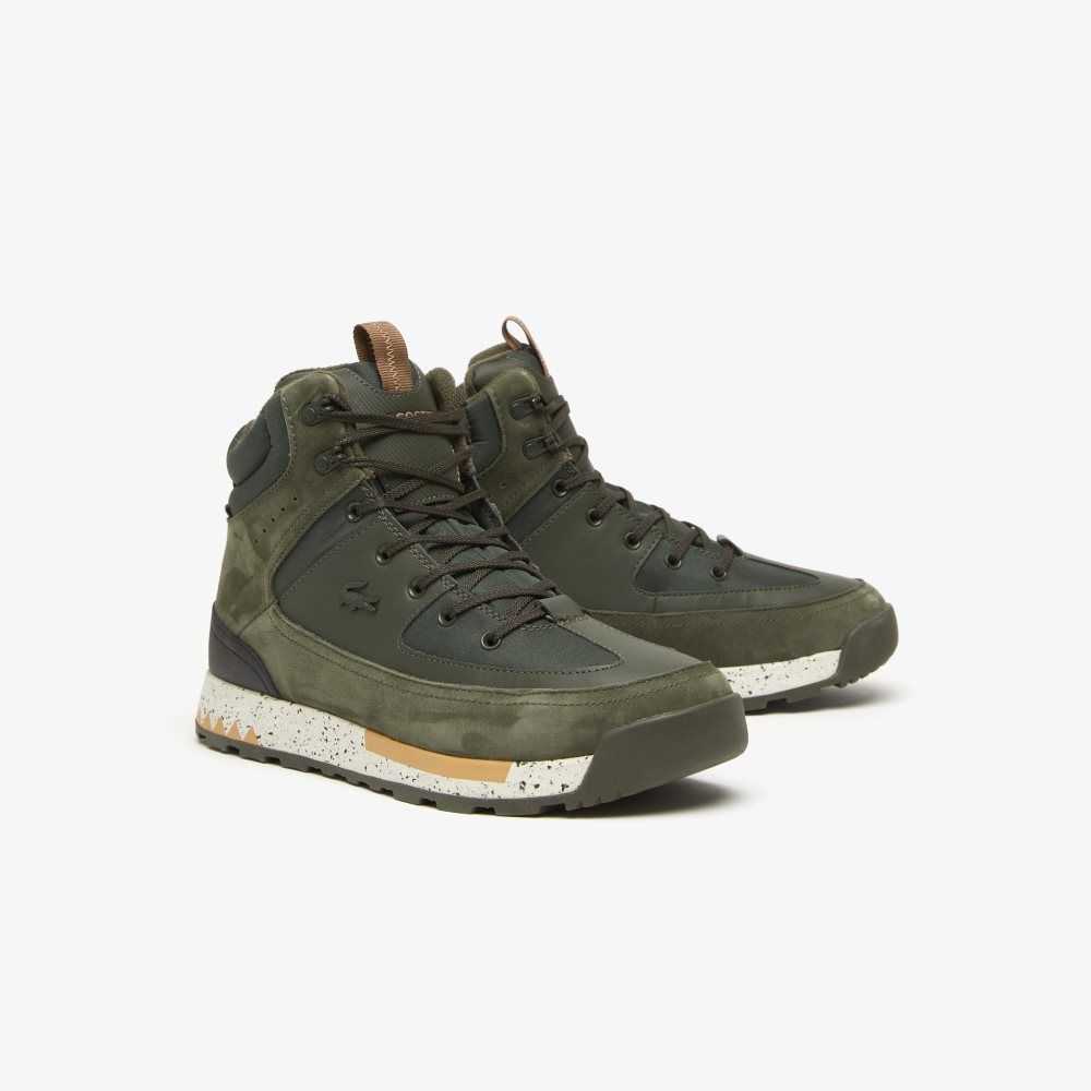 Lacoste Urban Breaker Outdoor Gröna Vita | OYWZU-8496