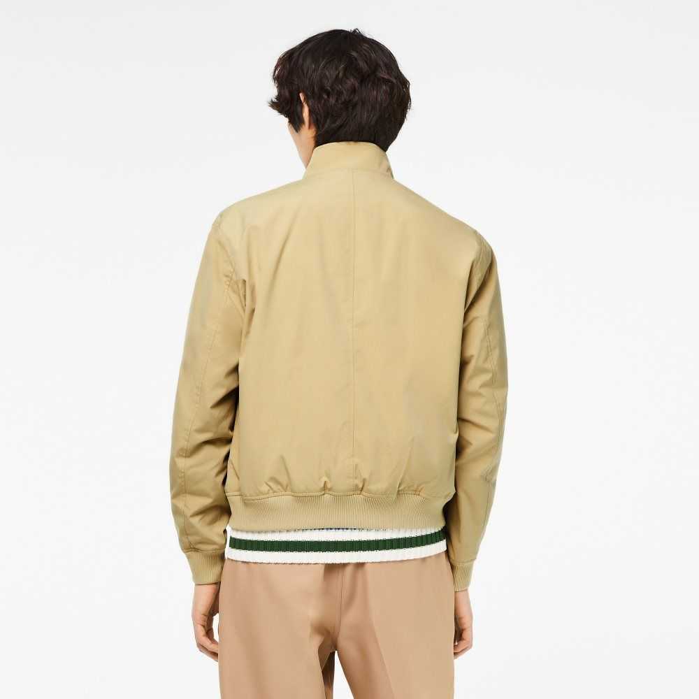 Lacoste Vatten-Repellent Light Twill Beige | TGRUB-3498