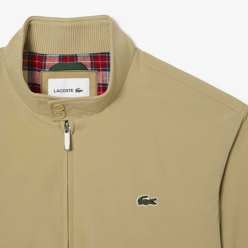 Lacoste Vatten-Repellent Light Twill Beige | TGRUB-3498