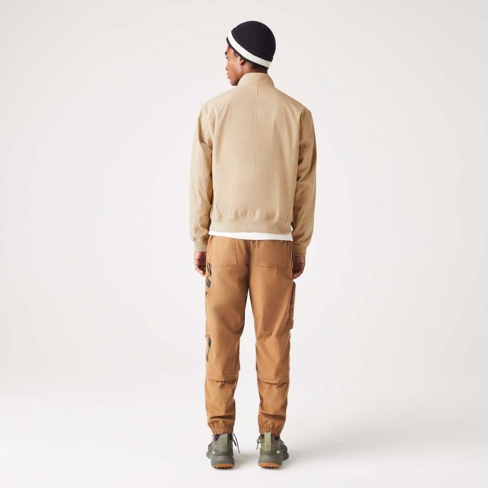 Lacoste Vatten-Repellent Light Twill Beige | YSOGM-9837