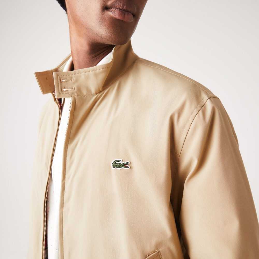 Lacoste Vatten-Repellent Light Twill Beige | YSOGM-9837