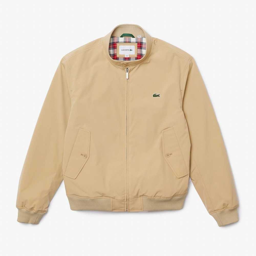 Lacoste Vatten-Repellent Light Twill Beige | YSOGM-9837