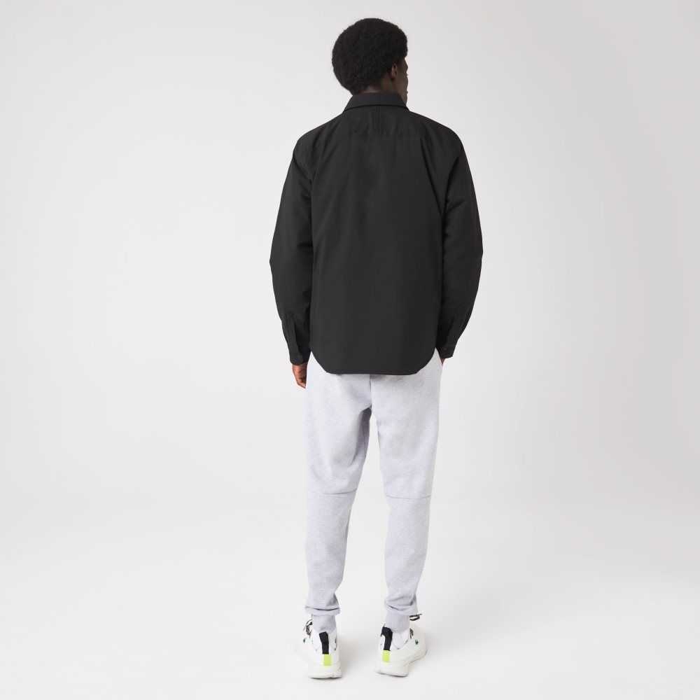 Lacoste Vatten-Resistant Svarta | NKDVQ-7946