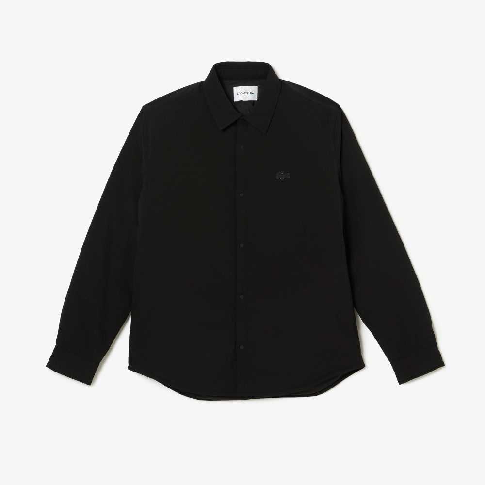 Lacoste Vatten-Resistant Svarta | NKDVQ-7946