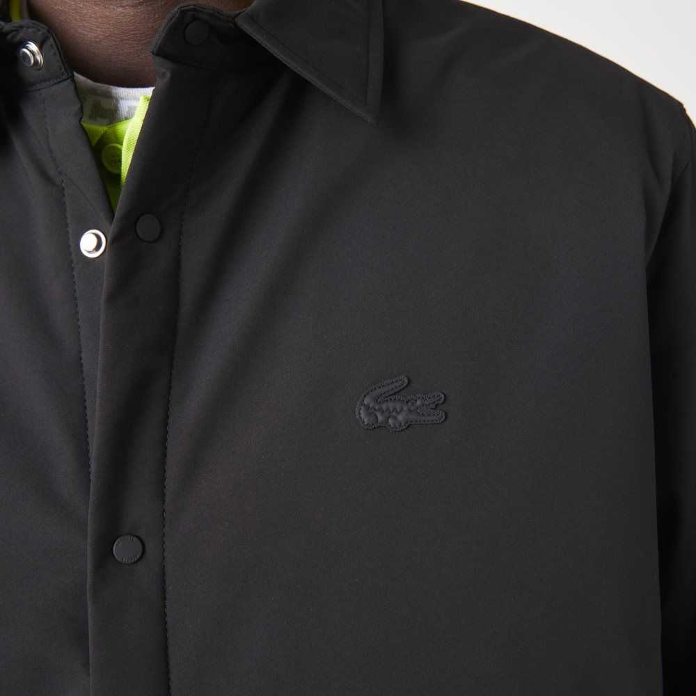 Lacoste Vatten-Resistant Svarta | NKDVQ-7946