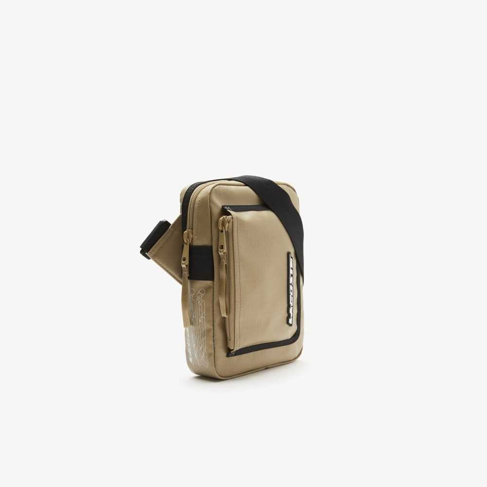 Lacoste Zipped Contrast Detail Satchel Olika Färger | QTZUP-5304