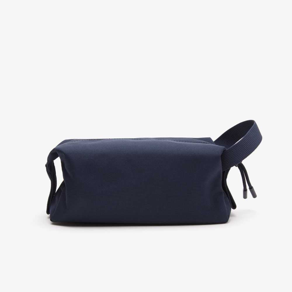 Lacoste Zippered Toiletry Bag Marinblå | BZFWM-6795