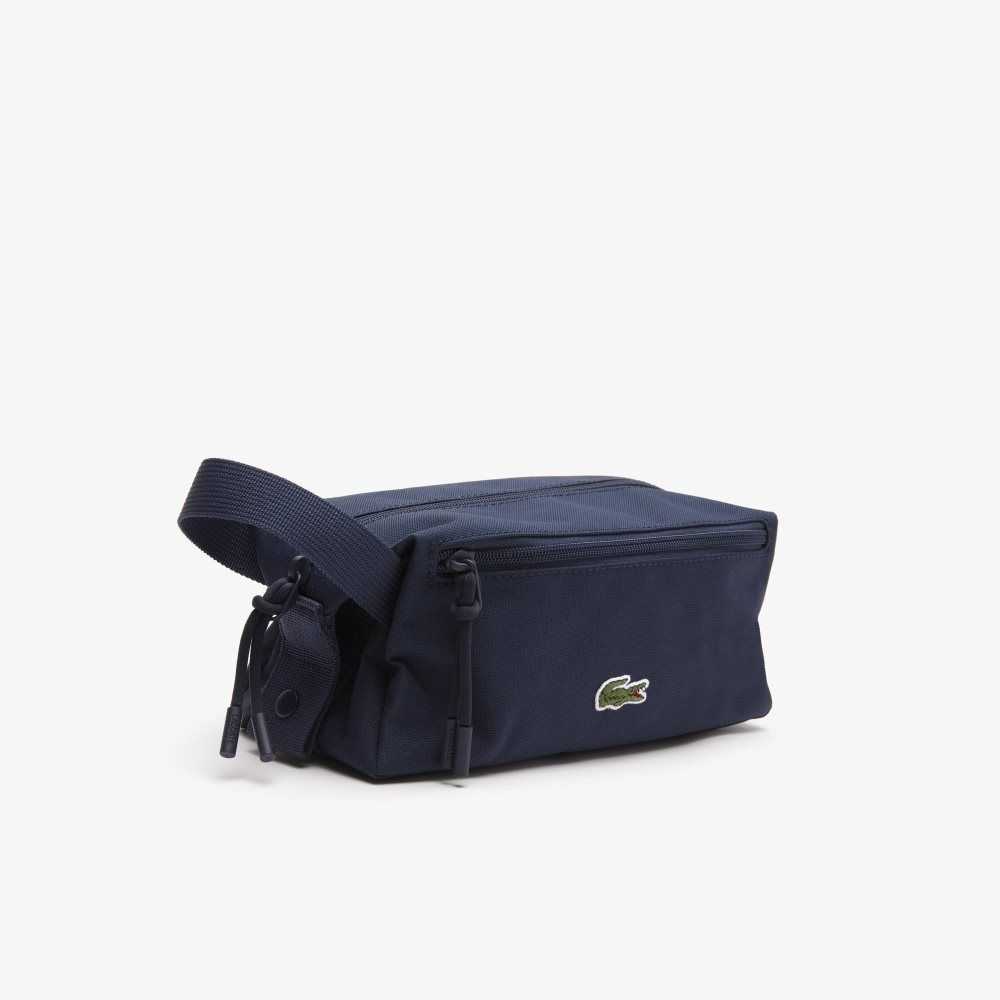 Lacoste Zippered Toiletry Bag Marinblå | BZFWM-6795