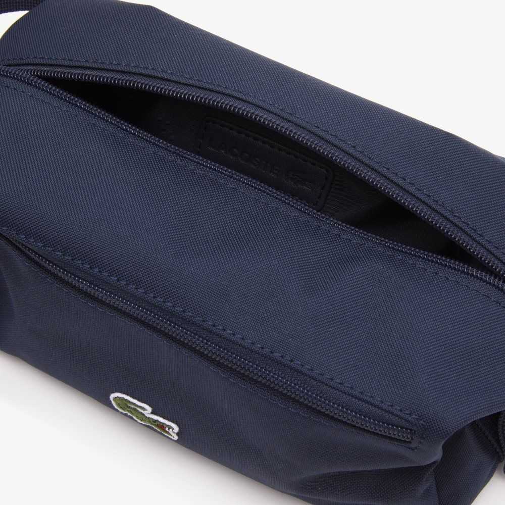 Lacoste Zippered Toiletry Bag Marinblå | BZFWM-6795