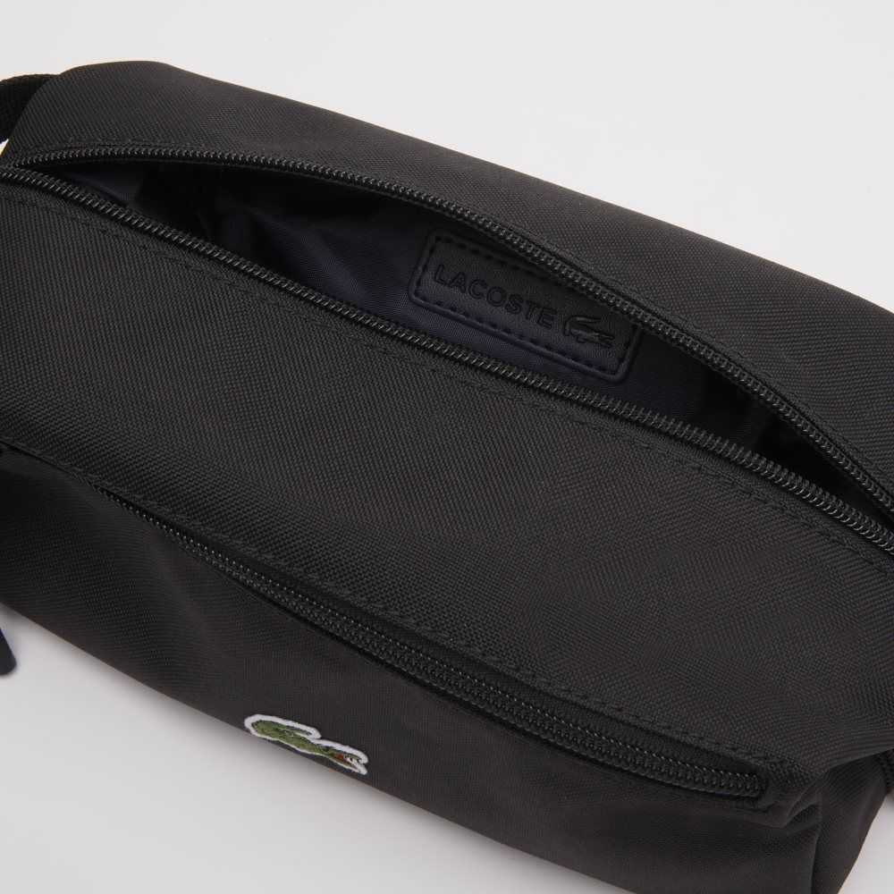 Lacoste Zippered Toiletry Bag Svarta | HMNTP-0415